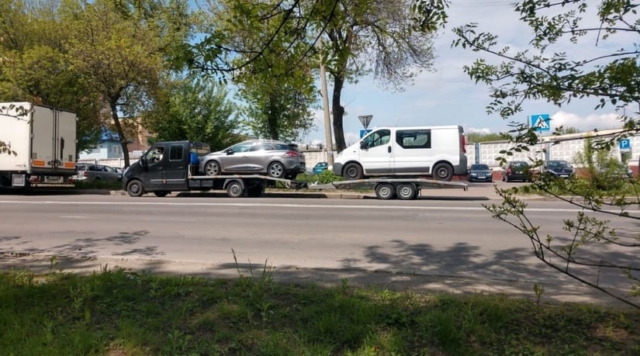 Эвакуатор с прицепом